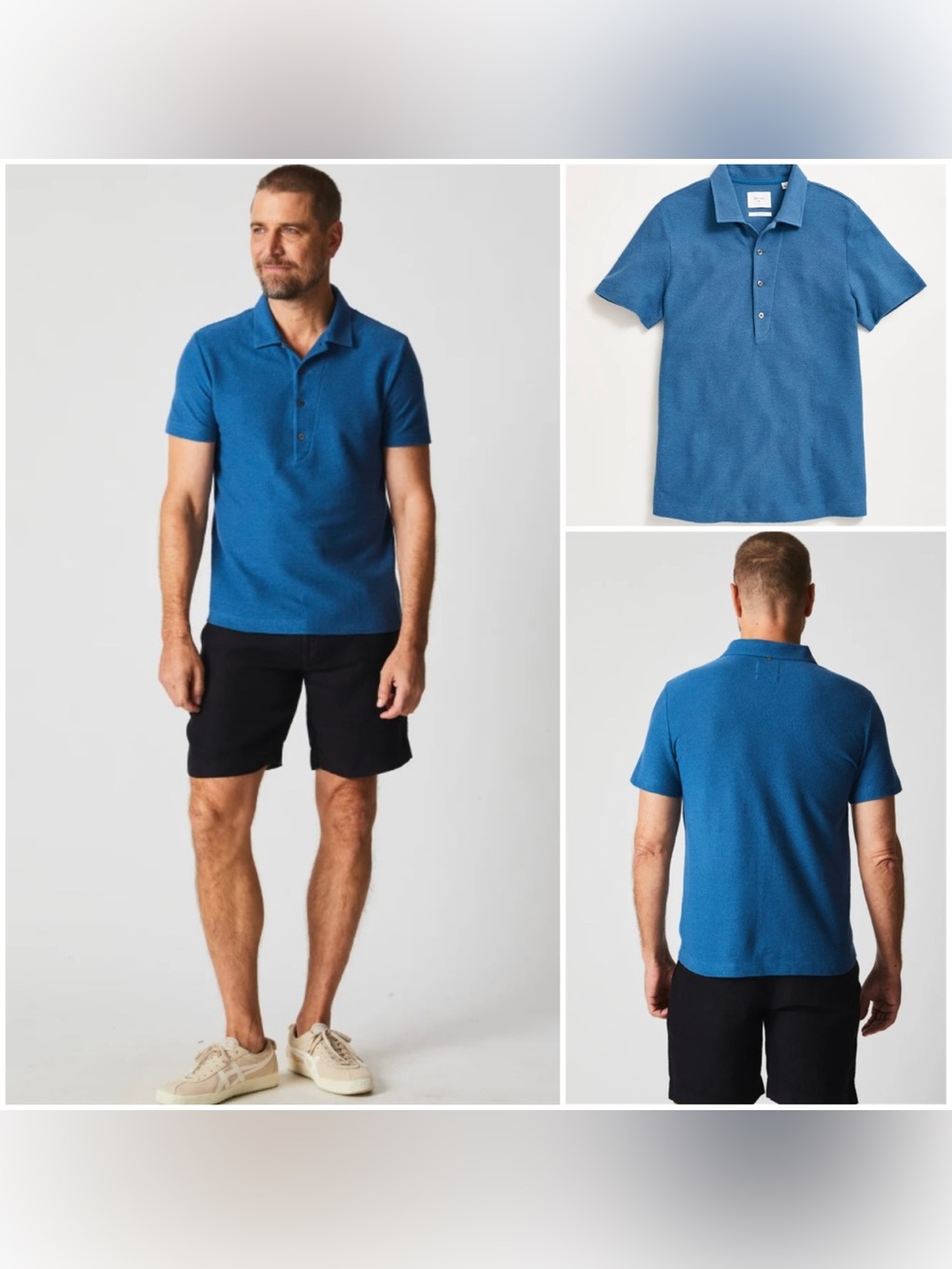 Hemp Cotton Twill Polo